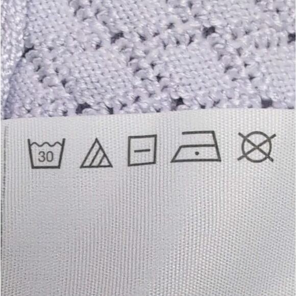 Abercrombie & Fitch Pointelle Square Neck Thong Bodysuit Women's XL Lavender NEW - Picture 14 of 15